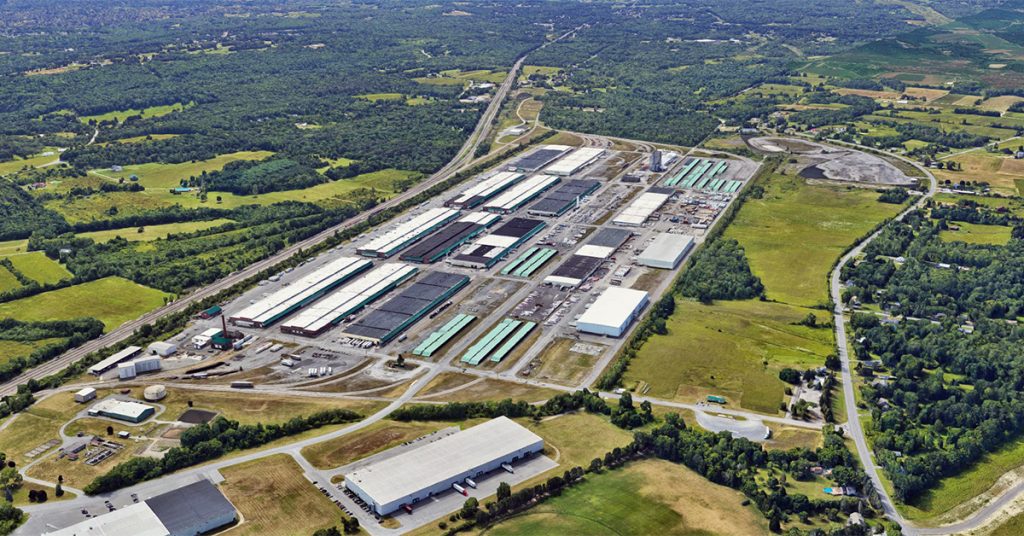 Northeastern Industrial Park, Albany, NY aerial property image